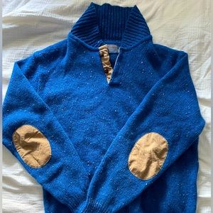 Vintage blue wool Pendleton sweater